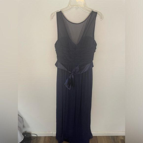 David’s Bridal Navy Blue Size 8 Rhinestone Belt - Picture 4 of 5